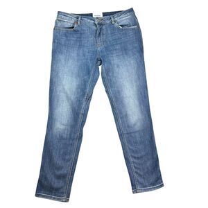 DU/ER Jeans Mens 33x29 Blue Medium Wash Straight Leg Stretch Casual Preppy Pants